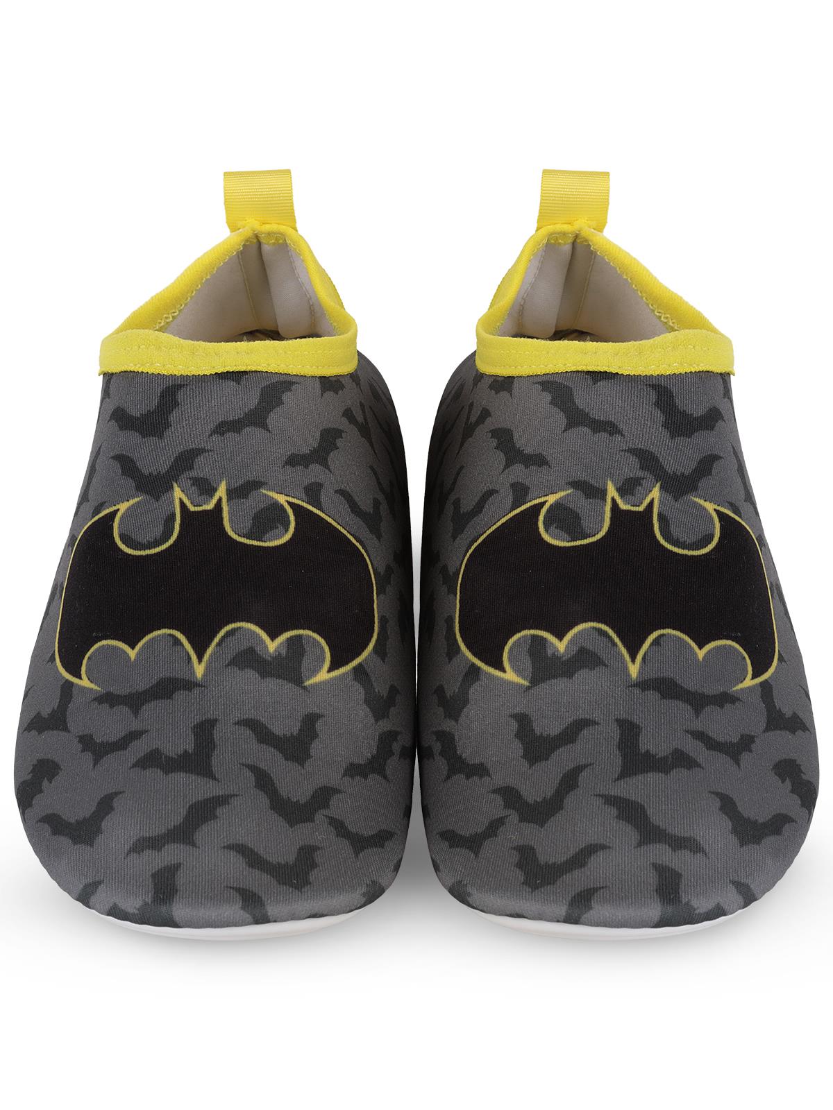 Batman Baskılı Tabanlı 32-36 Numara Deniz Ayakkabısı - Gri