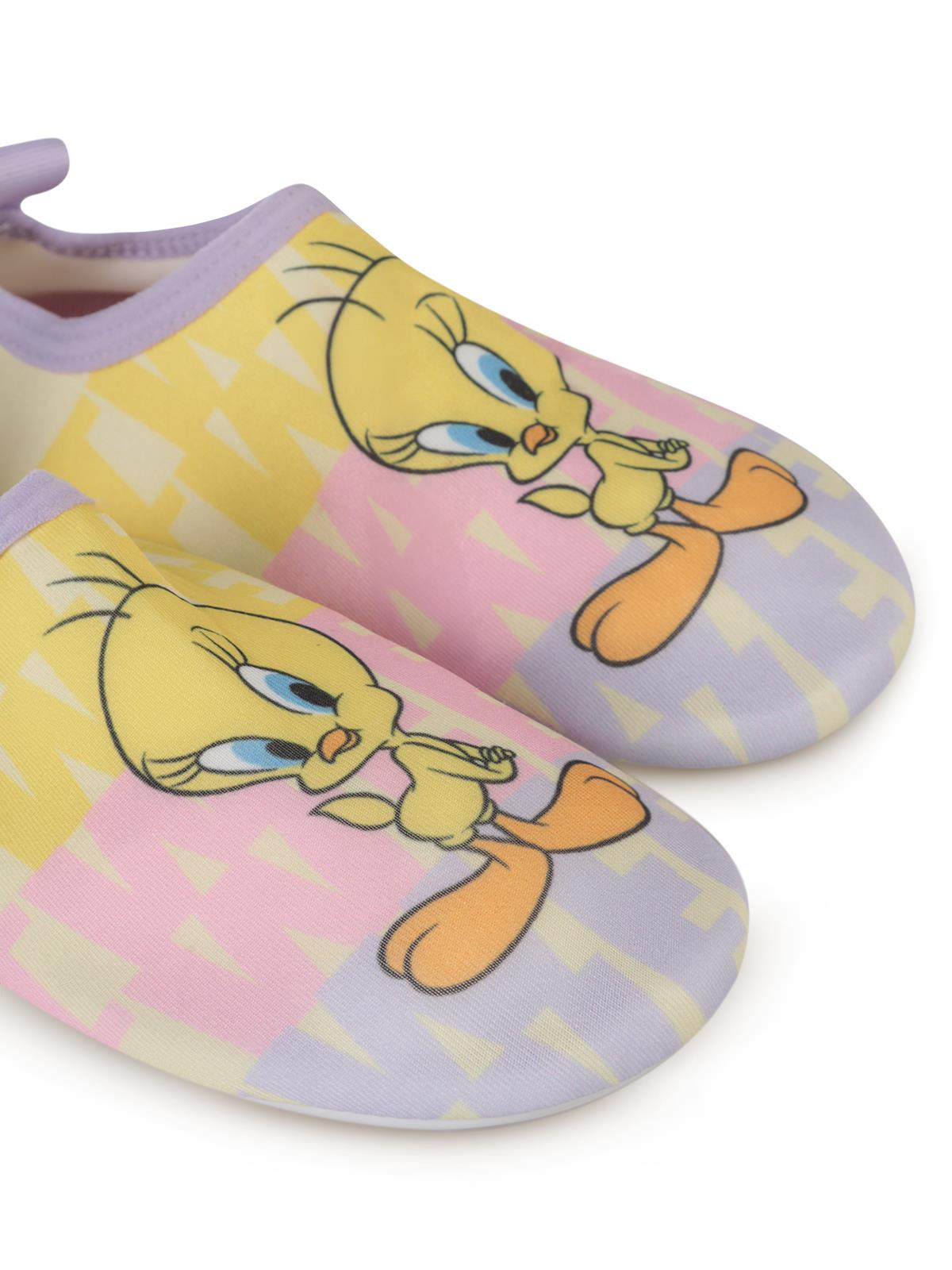 Tweety Baskılı Tabanlı 26-30 Numara Deniz Ayakkabısı - Sarı