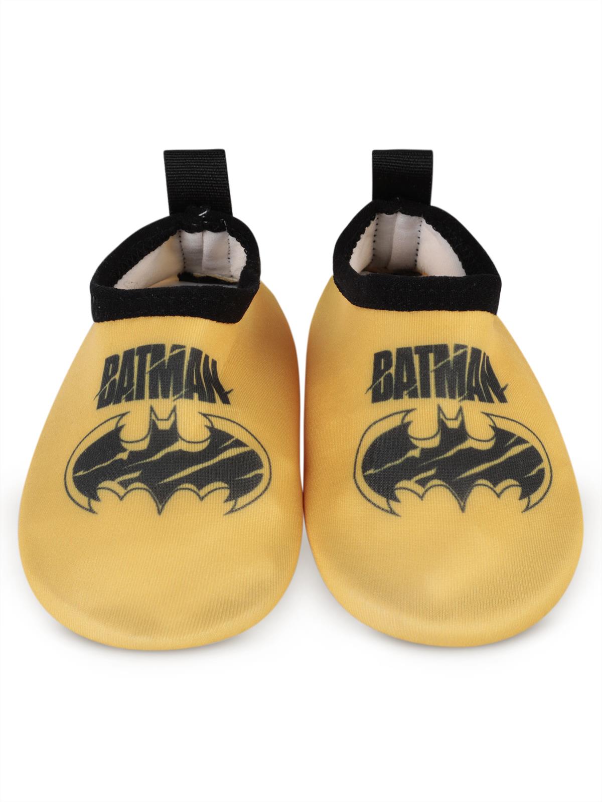 Batman Baskılı Tabanlı 20-24 Numara Deniz Ayakkabısı - Sarı