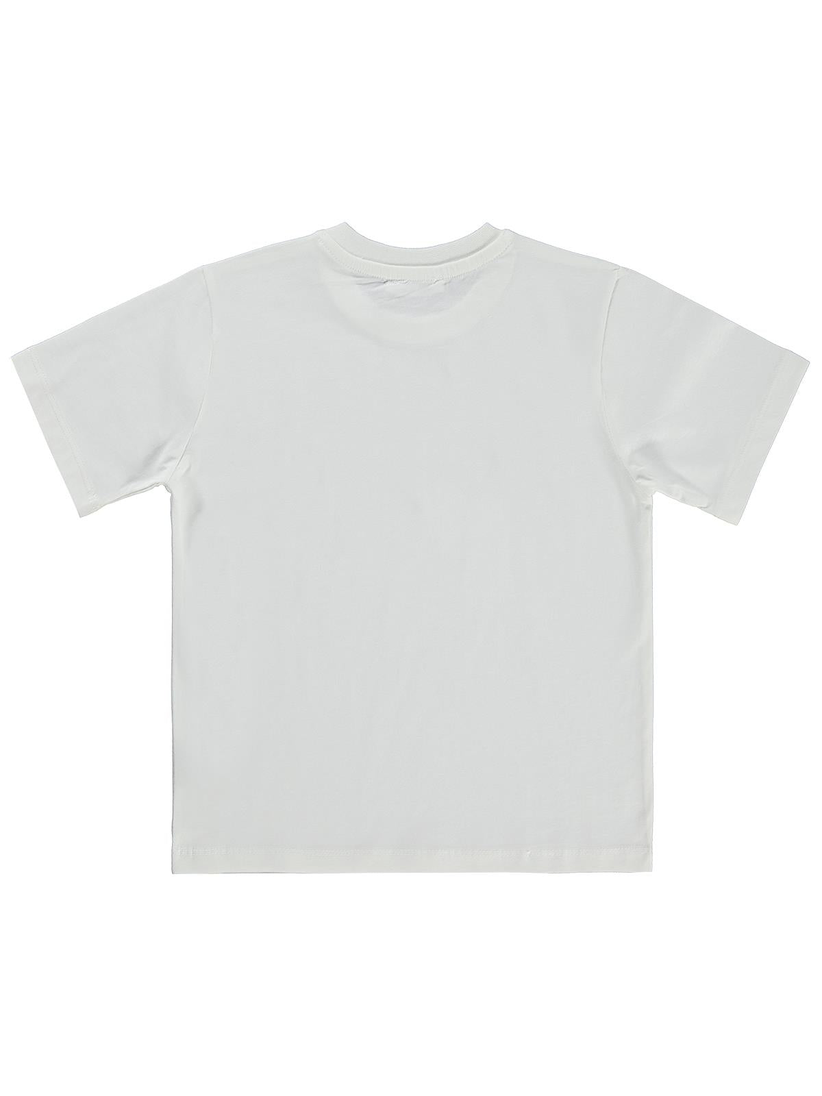 Civil Boys Basic Surf Etiketli 10-13 Yaş Tişört  - Kırık Beyaz