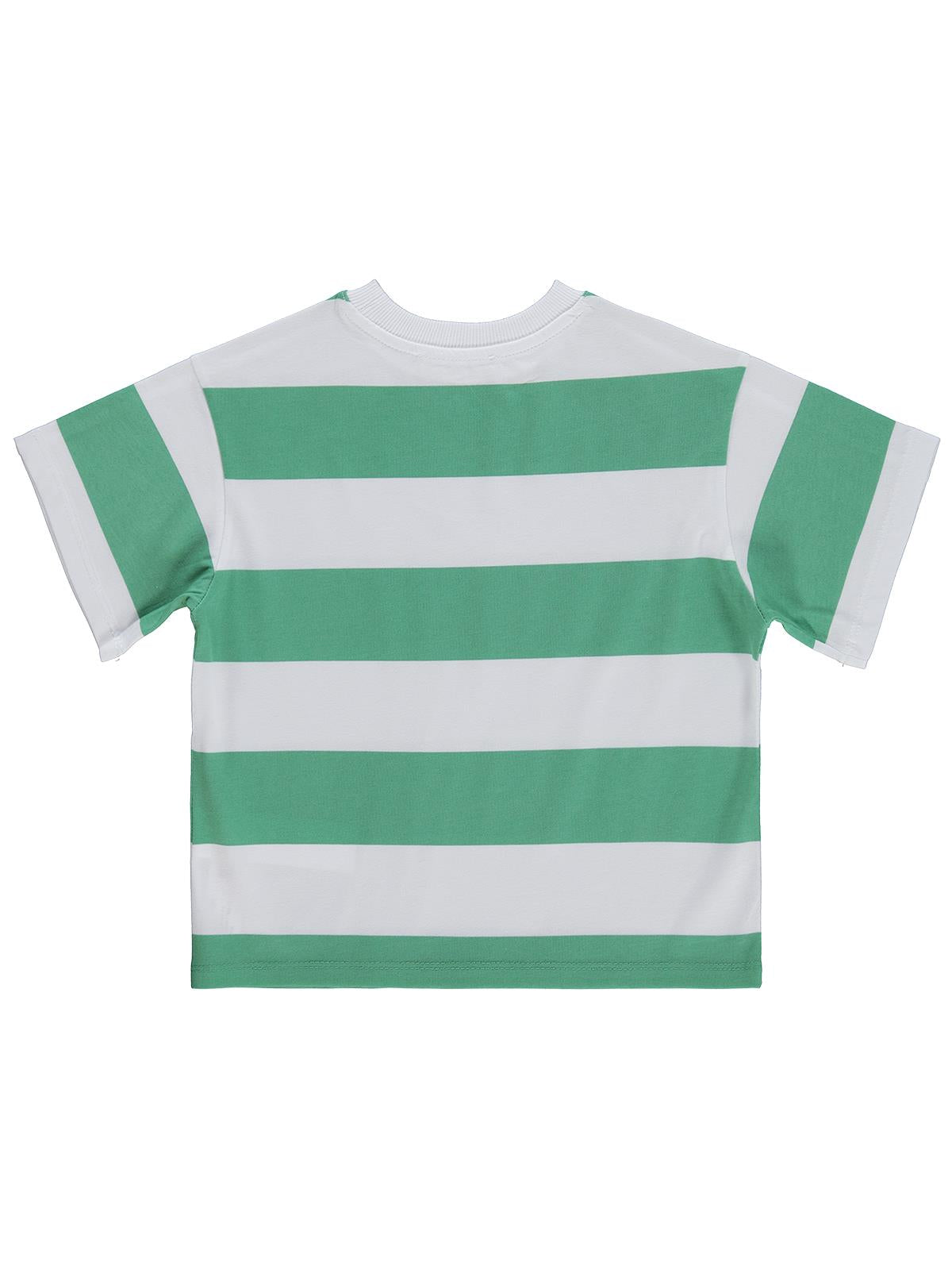 Civil Boys Basic Çizgili 2-5 Yaş Tişört - Gri