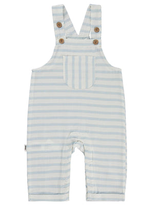 Civil Baby Çizgili Ön Cepli 6-18 Ay Slopet - Mavi