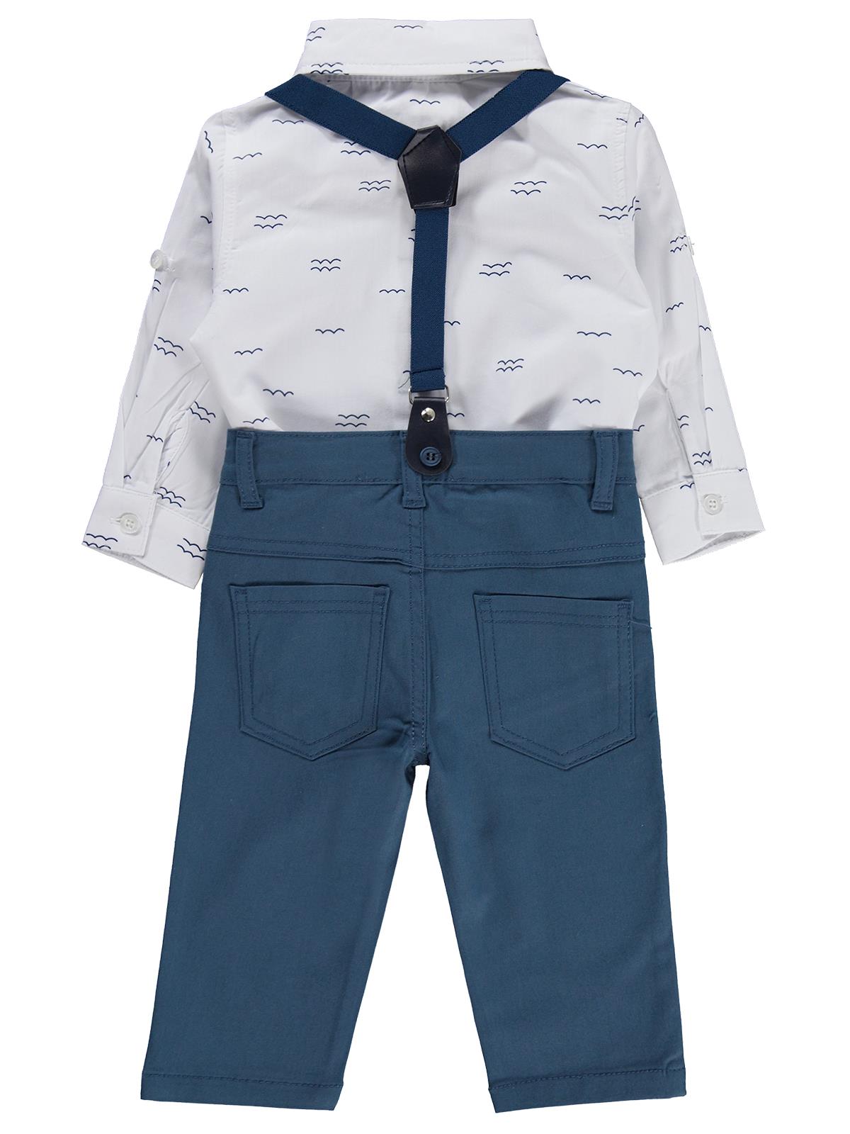 Civil Baby Papyonlu Askılı 6-18 Ay Takım - Yeşil