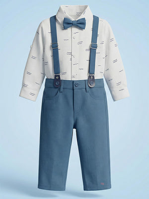 Civil Baby Papyonlu Askılı 6-18 Ay Takım - Yeşil