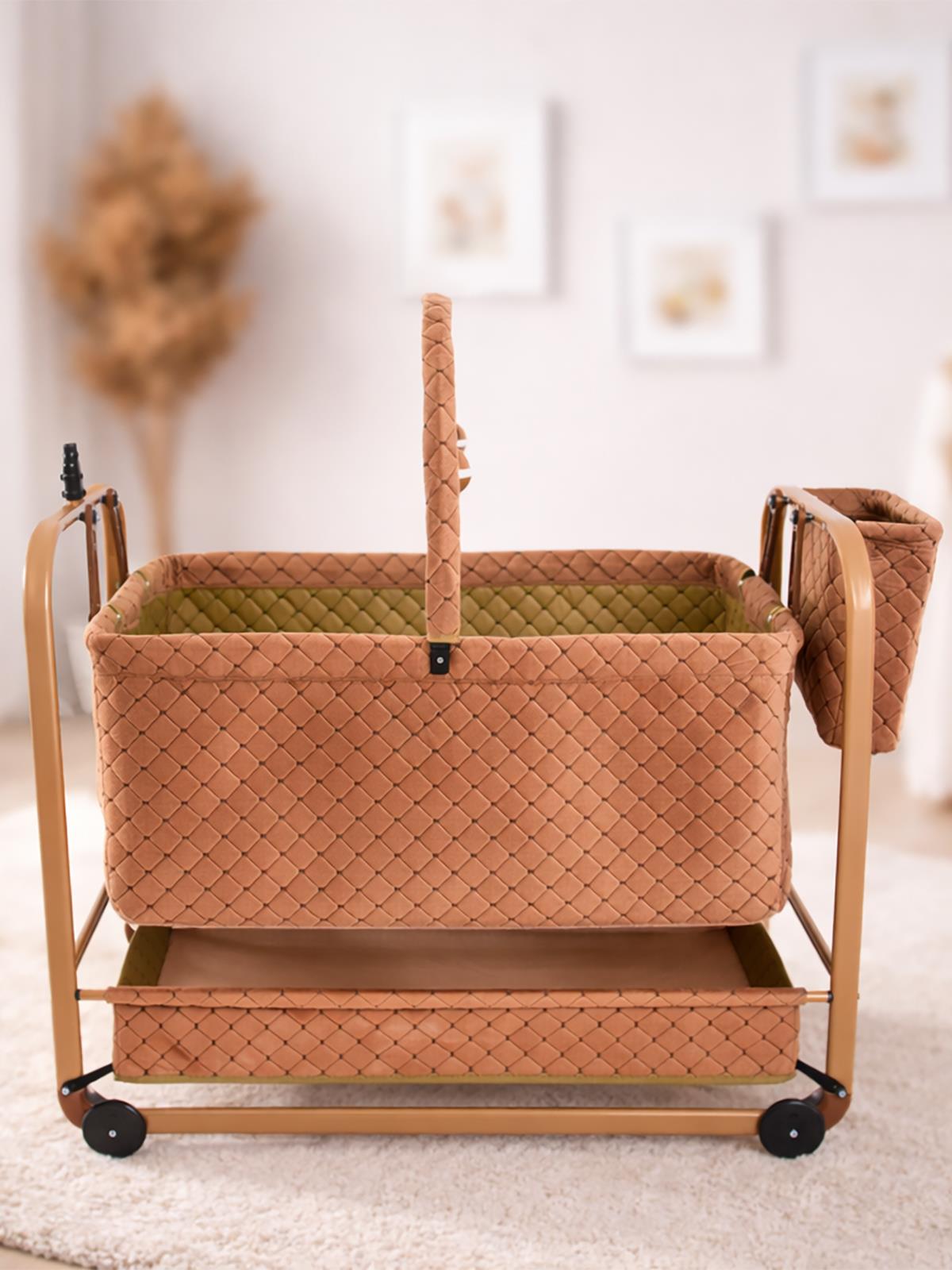 Kujju Prime Anne Yanı Beşik - Gold