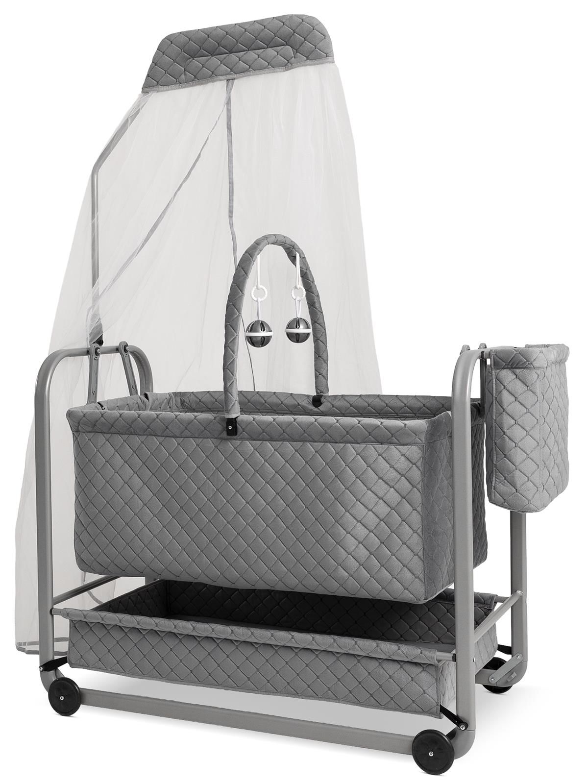 Kujju Prime Anne Yanı Beşik - Gri