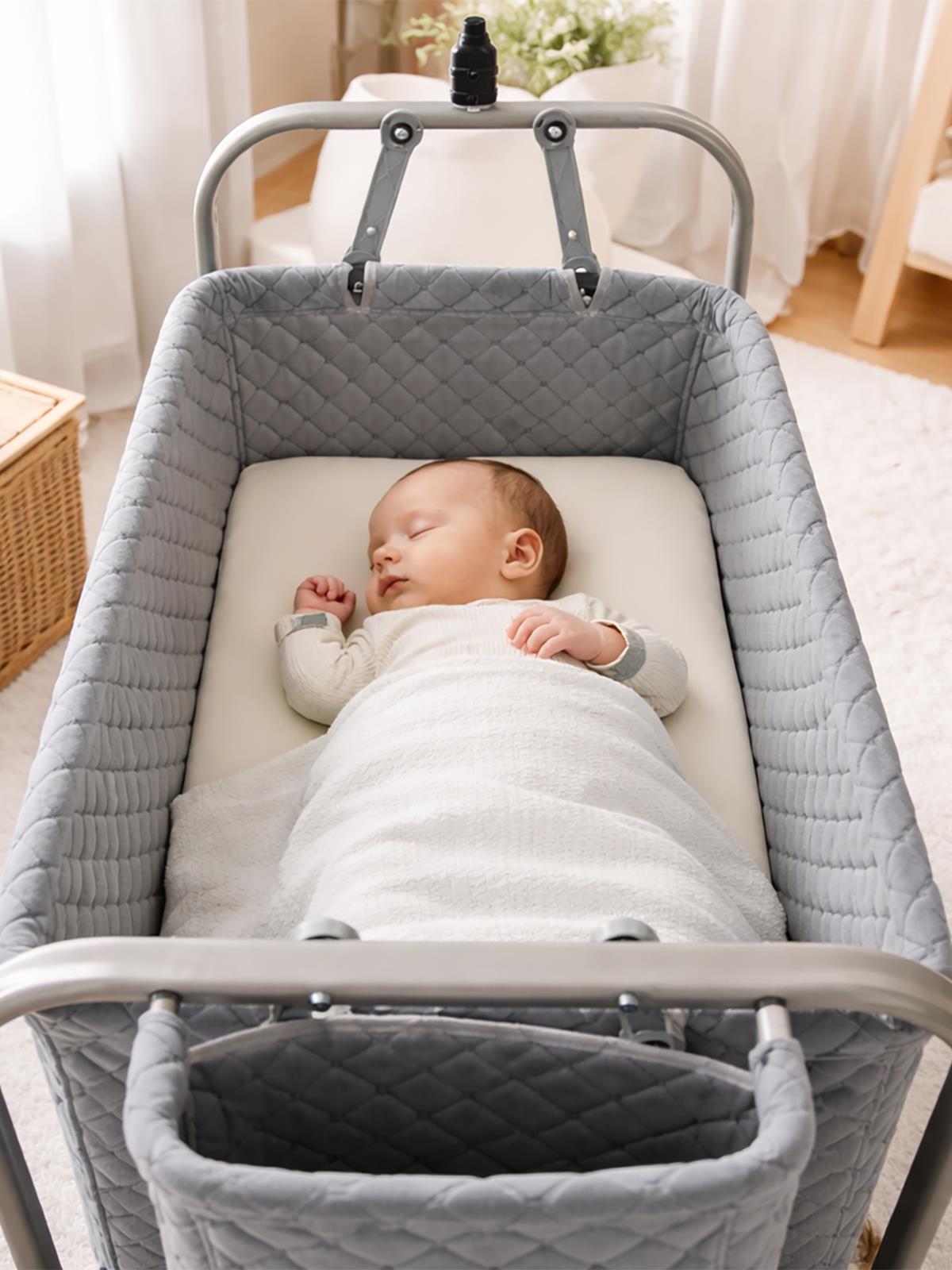 Kujju Prime Anne Yanı Beşik - Gri