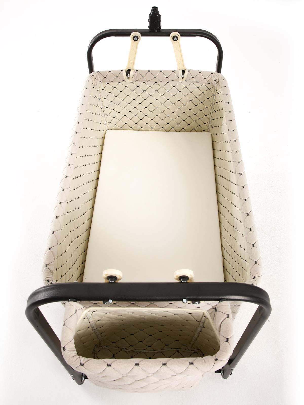 Kujju Prime Anne Yanı Beşik - Siyah