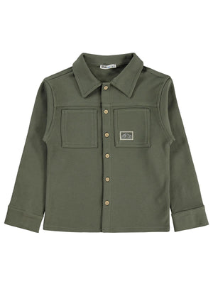 Civil Boys Basic 10-13 Yaş Gömlek - Haki