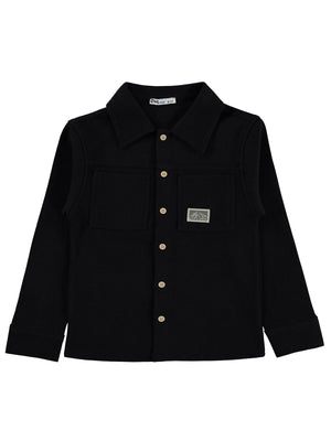 Civil Boys Basic 6-9 Yaş Gömlek - Siyah
