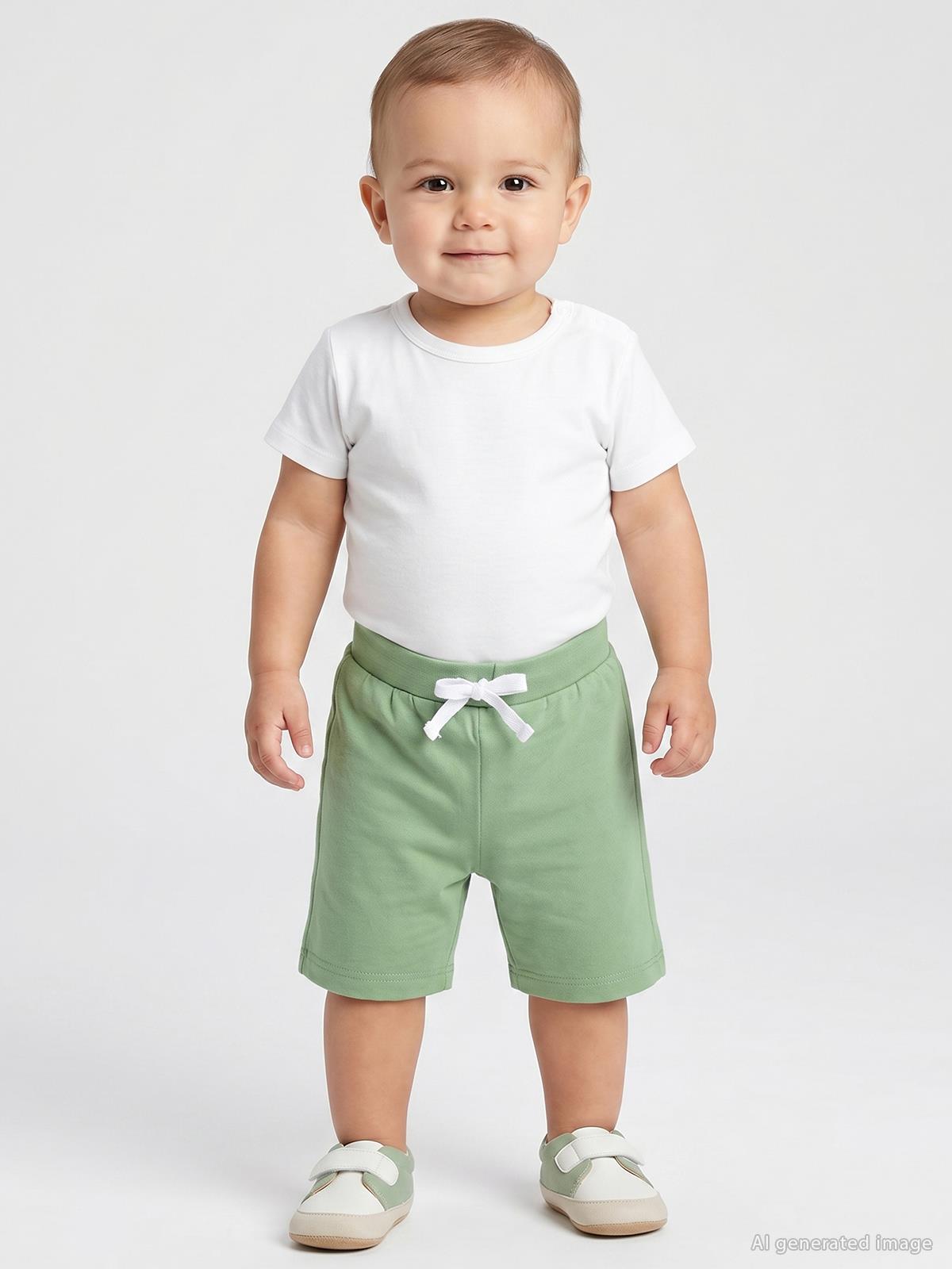 Civil Baby Ribanalı 6-18 Ay Erkek Kapri - Haki