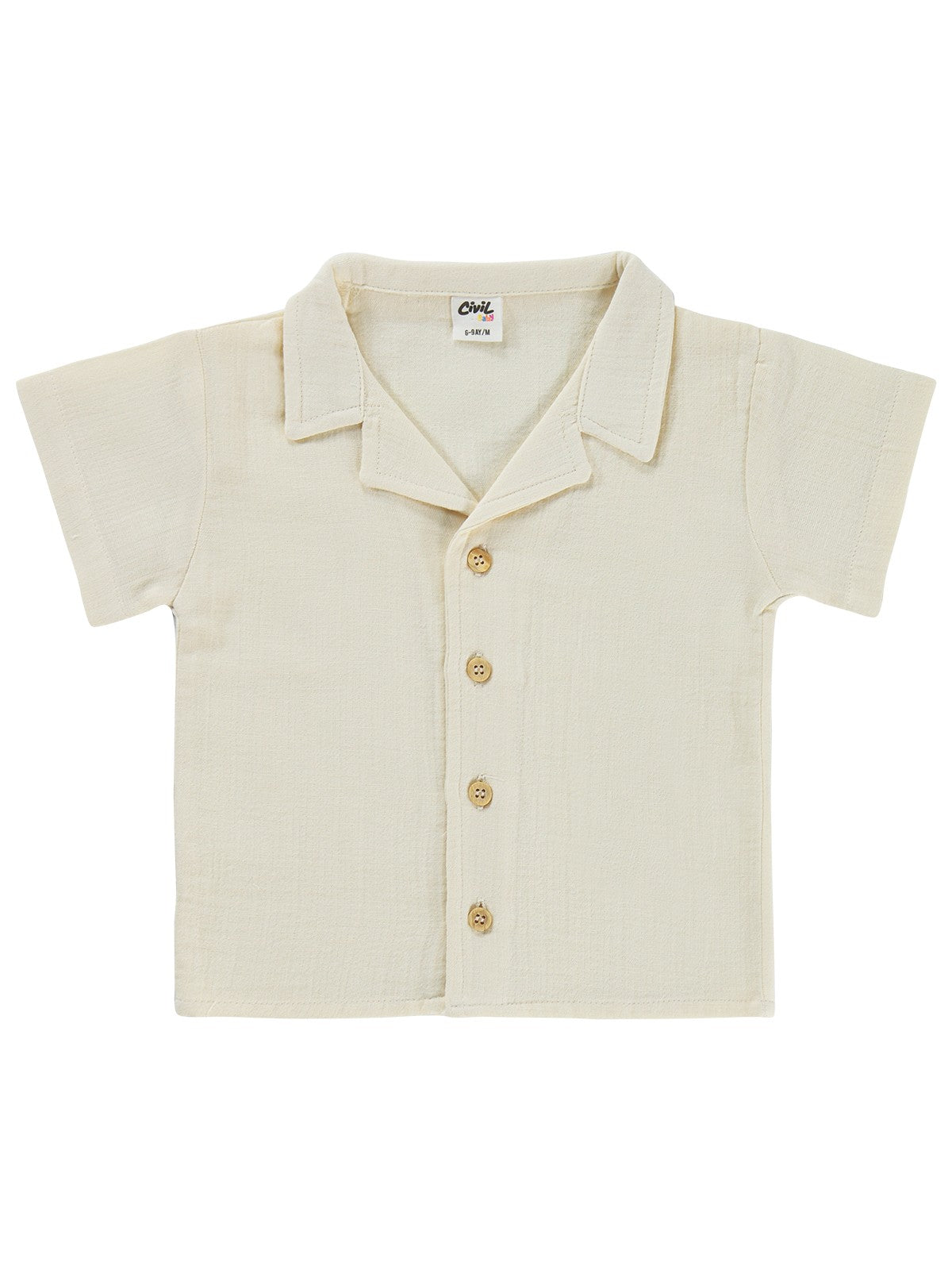 Civil Baby Müslin 6-18 Ay Takım - Bej