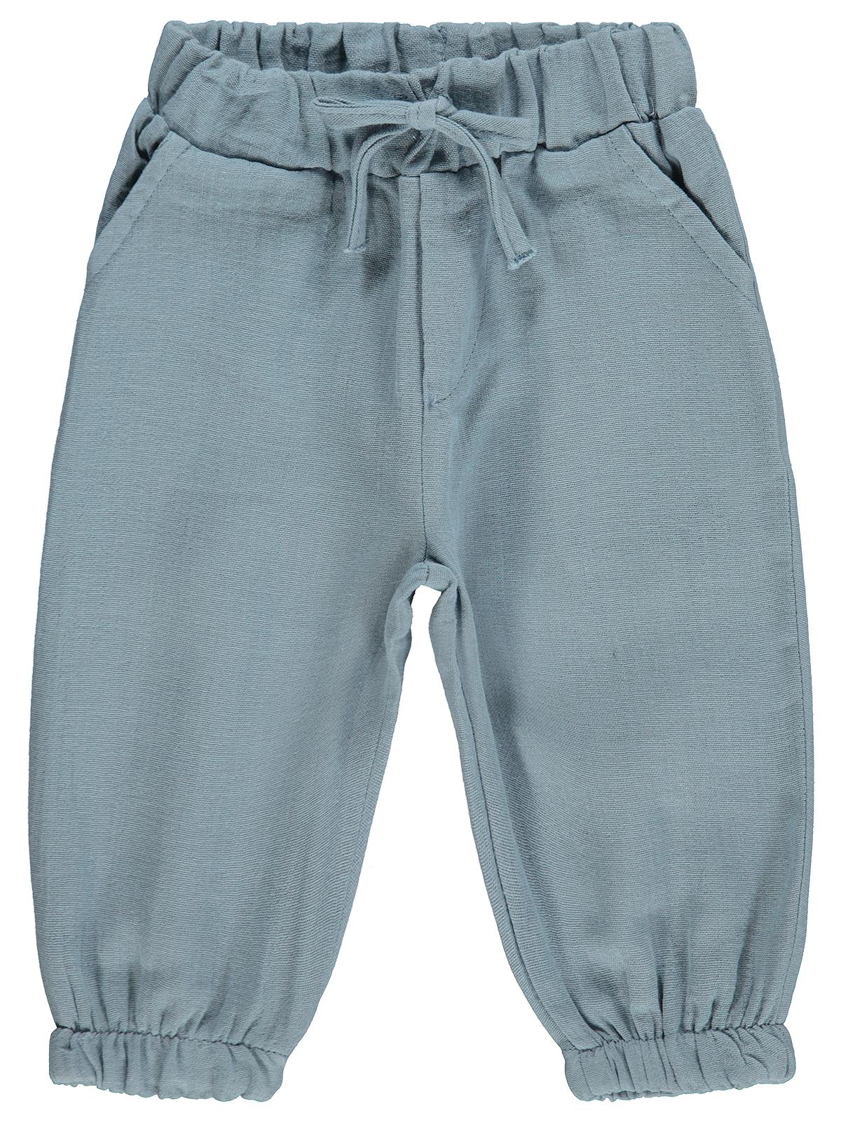 Civil Baby Müslin 6-18 Ay Pantolon - Mavi