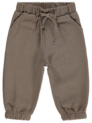 Civil Baby Müslin 6-18 Ay Pantolon - Kahverengi