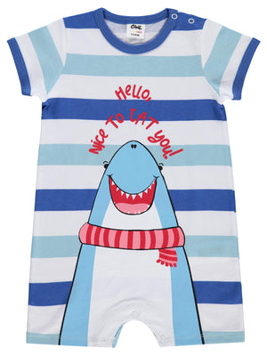 Civil Baby Nice To Eat You Baskılı 6-18 Ay Tulum - Beyaz