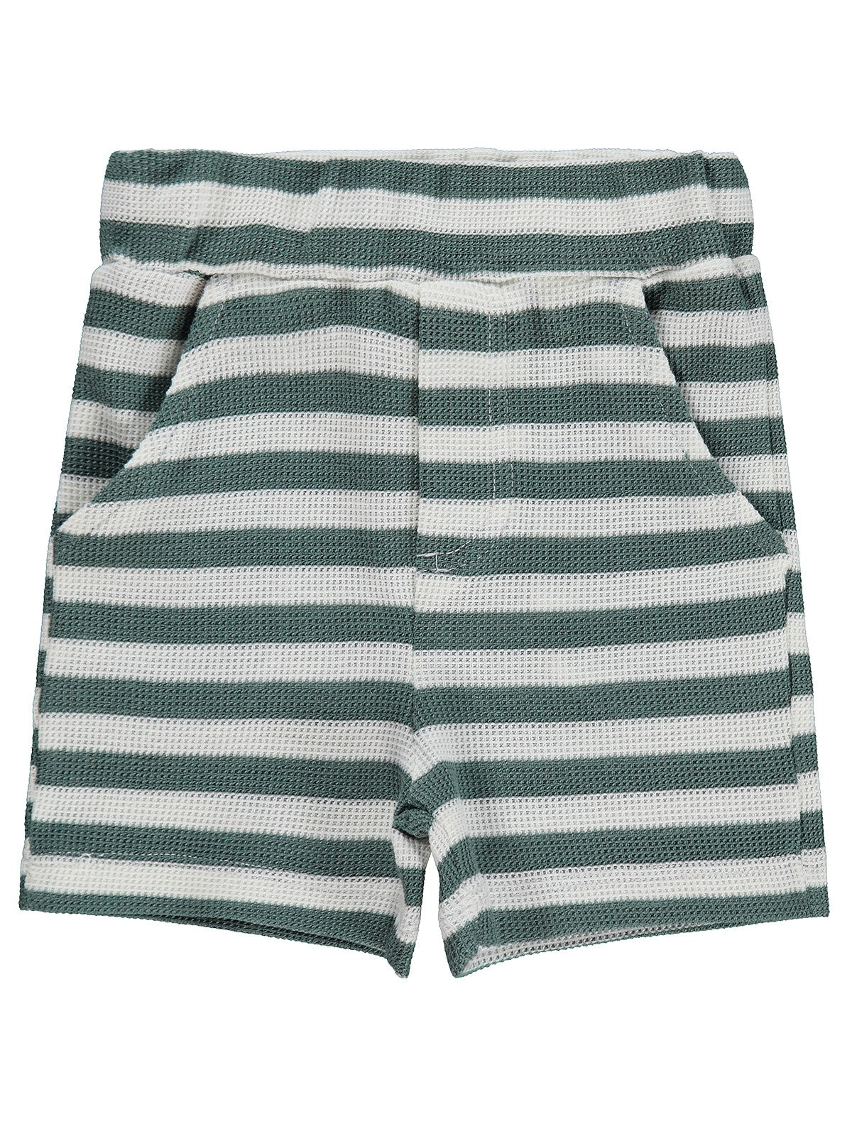 Civil Baby Çizgili 6-18 Ay Şort - Yeşil