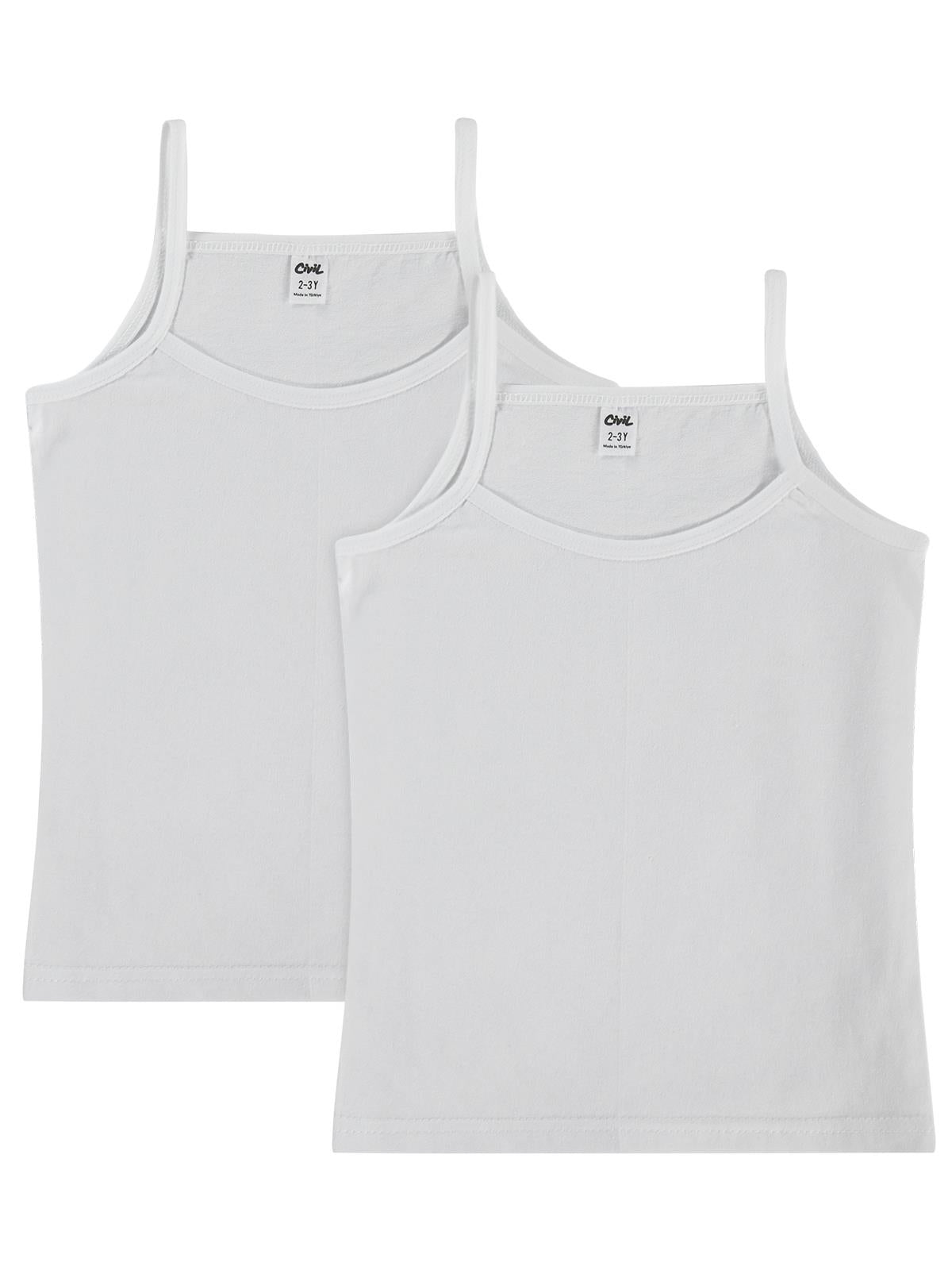 Civil Girls İp Askılı Süprem 2-12 Yaş 2'li Atlet