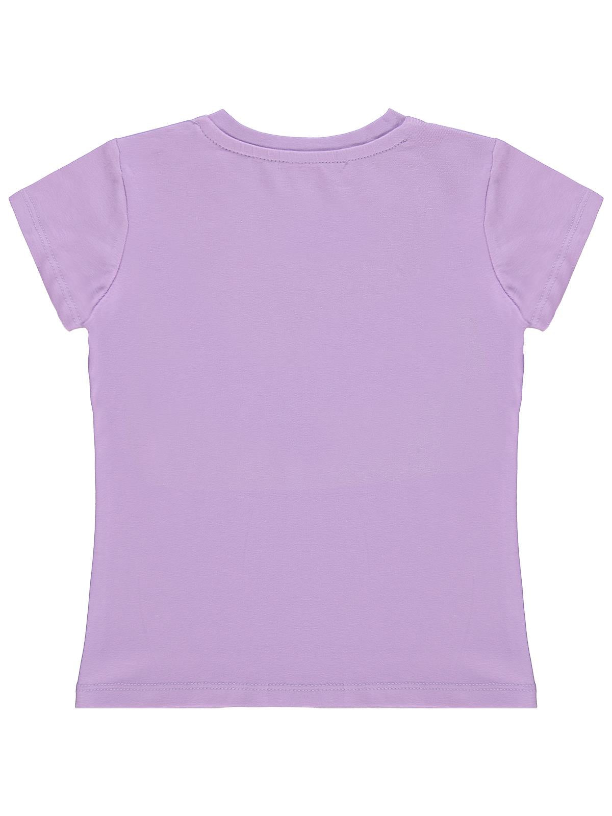 Civil Girls Basic 2-5 Yaş Tişört - Lila
