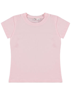 Civil Girls Basic 2-5 Yaş Tişört - Pembe