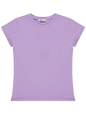 Civil Girls Basic 6-9 Yaş Tişört - Lila