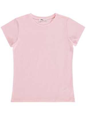 Civil Girls Basic 6-9 Yaş Tişört - Pembe