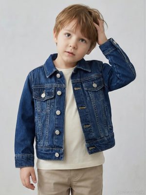 Civil Boys 4 Cepli Basic 2-5 Yaş Ceket - Mavi