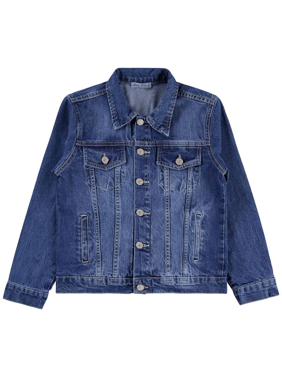 Civil Boys 4 Cepli Basic 10-13 Yaş Ceket - Mavi