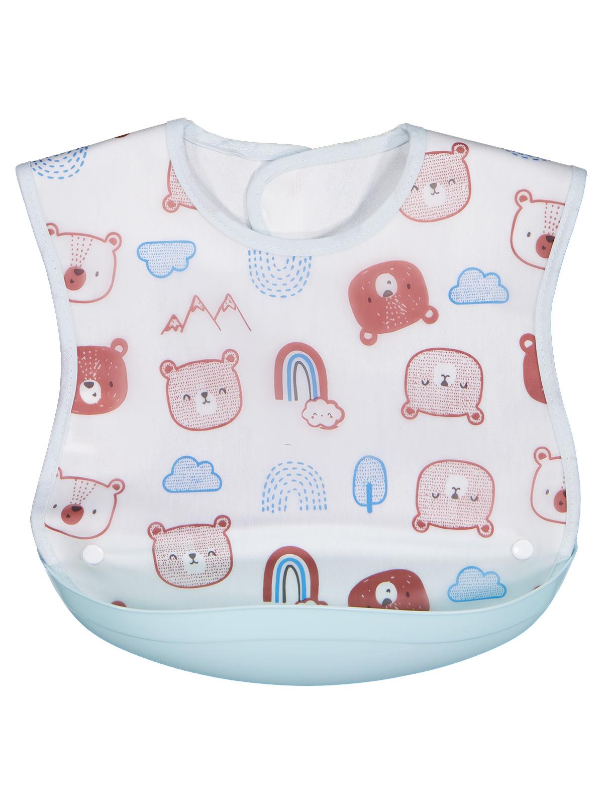 Civil Baby Ayıcık Empirme Mama Önlüğü - Yeşil