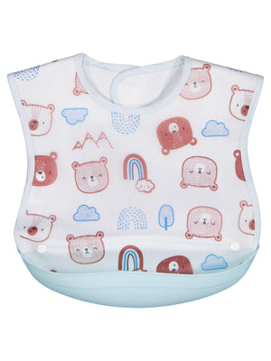 Civil Baby Ayıcık Empirme Mama Önlüğü - Yeşil