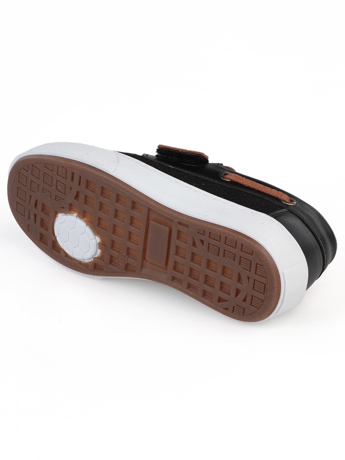 Civil Boys Süet Tek Cırtlı 32-36  Numara Casual Ayakkabı - Siyah