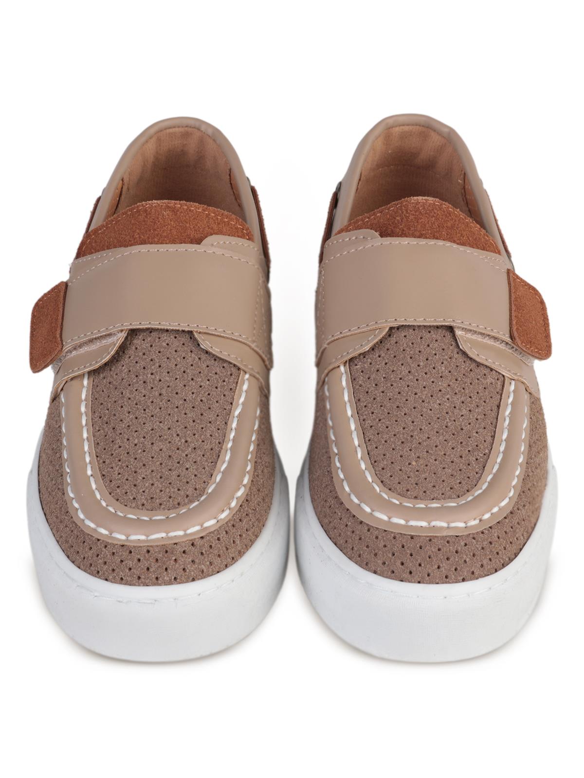 Civil Boys Süet Tek Cırtlı 32-36  Numara Casual Ayakkabı - Bej