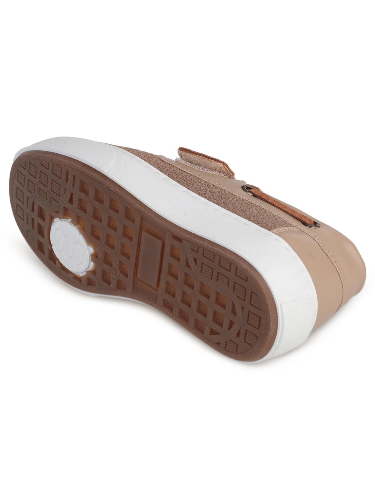 Civil Boys Süet Tek Cırtlı 32-36  Numara Casual Ayakkabı - Bej