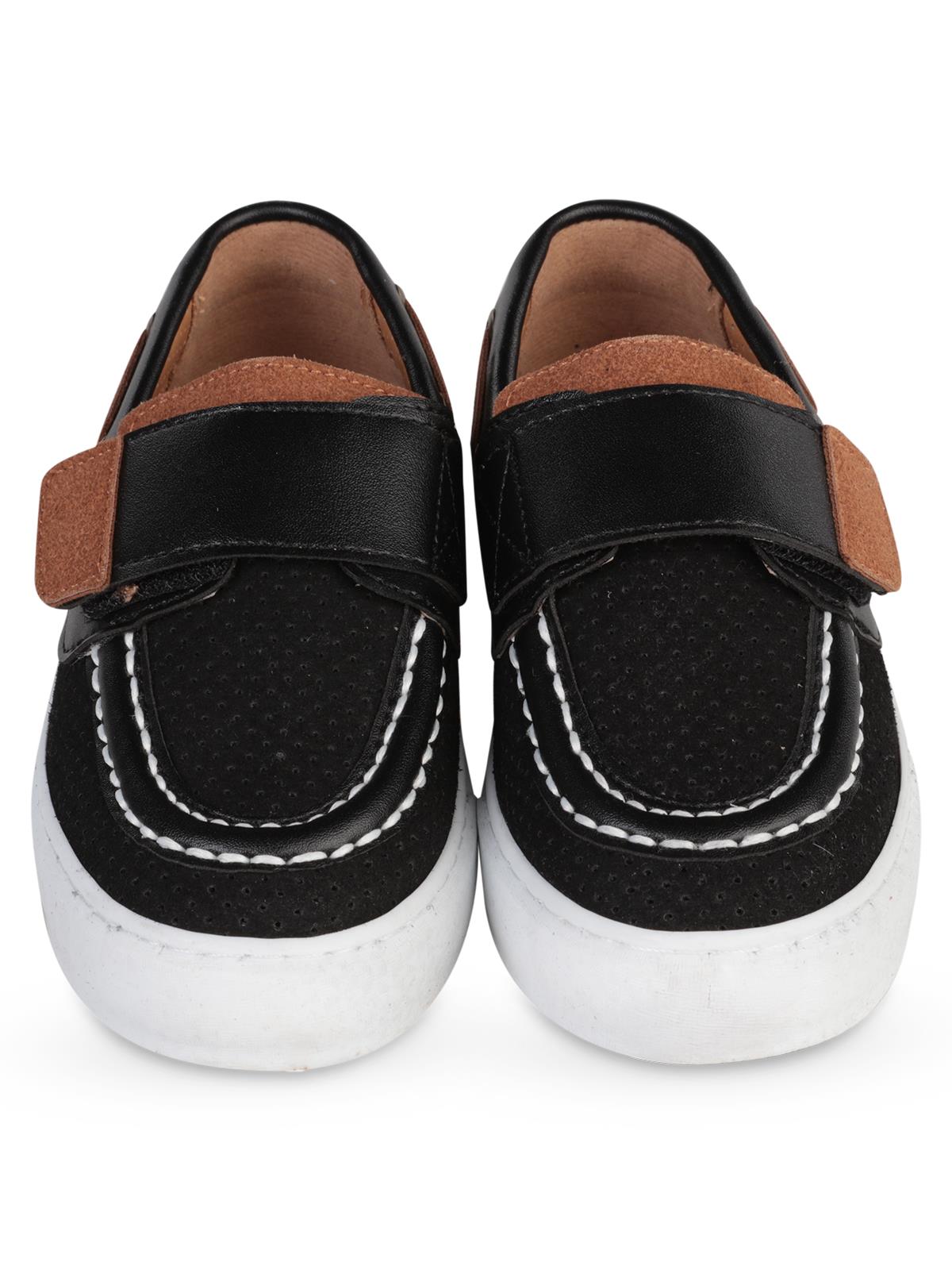 Civil Boys Süet Tek Cırtlı 27-31 Numara Casual Ayakkabı - Siyah