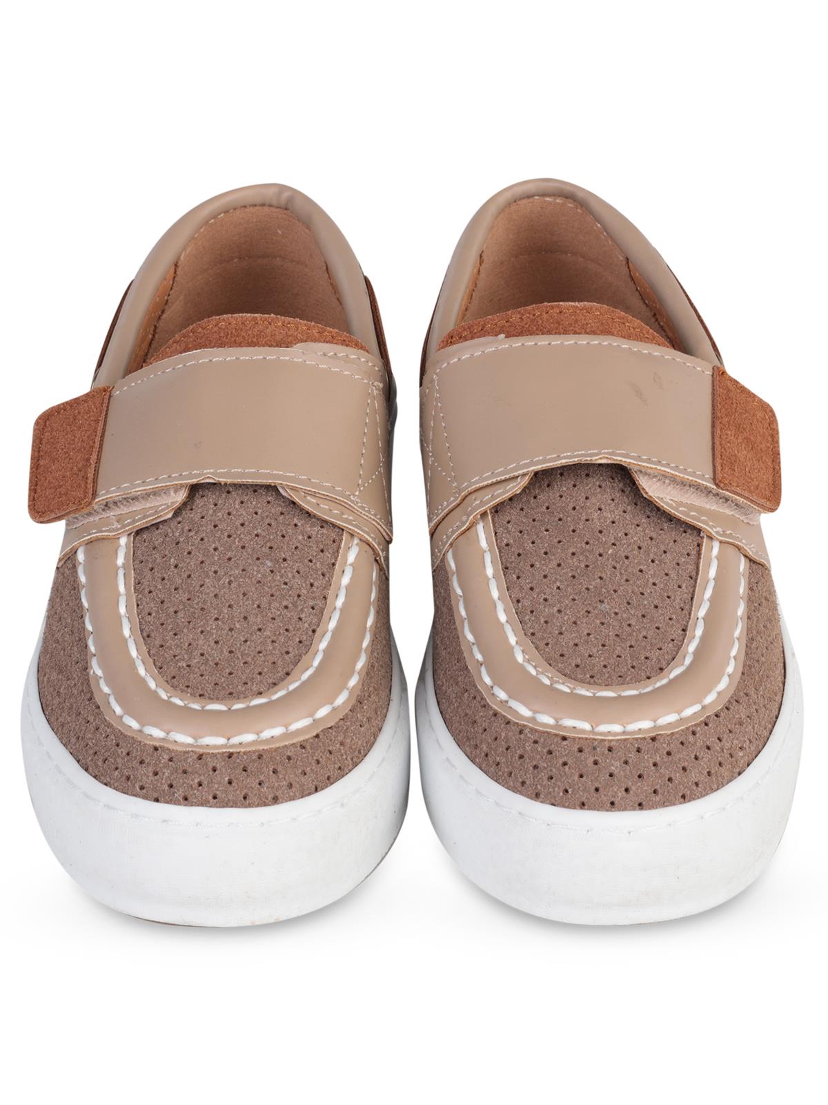 Civil Boys Süet Tek Cırtlı 27-31 Numara Casual Ayakkabı - Bej