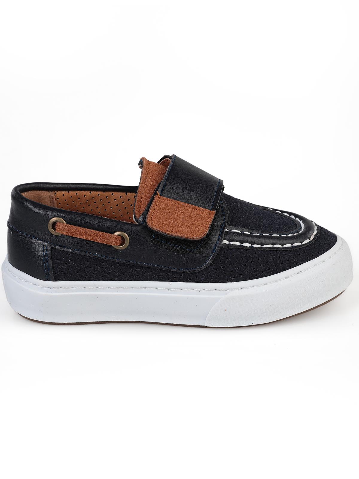 Civil Boys Süet Tek Cırtlı 27-31 Numara Casual Ayakkabı - Lacivert