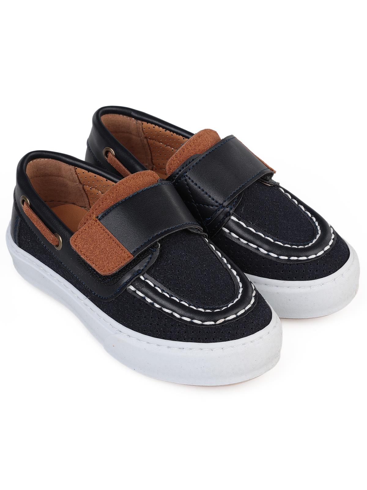 Civil Boys Süet Tek Cırtlı 27-31 Numara Casual Ayakkabı - Lacivert