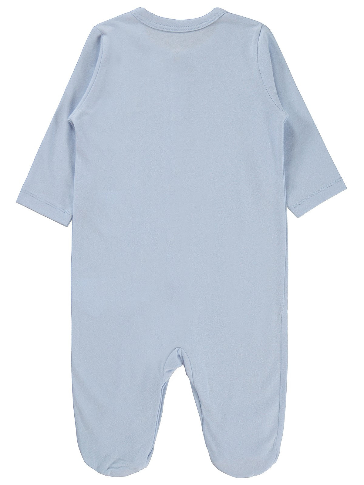 Civil Baby Yıldız Nakışlı 1-9 Ay Tulum - Mavi