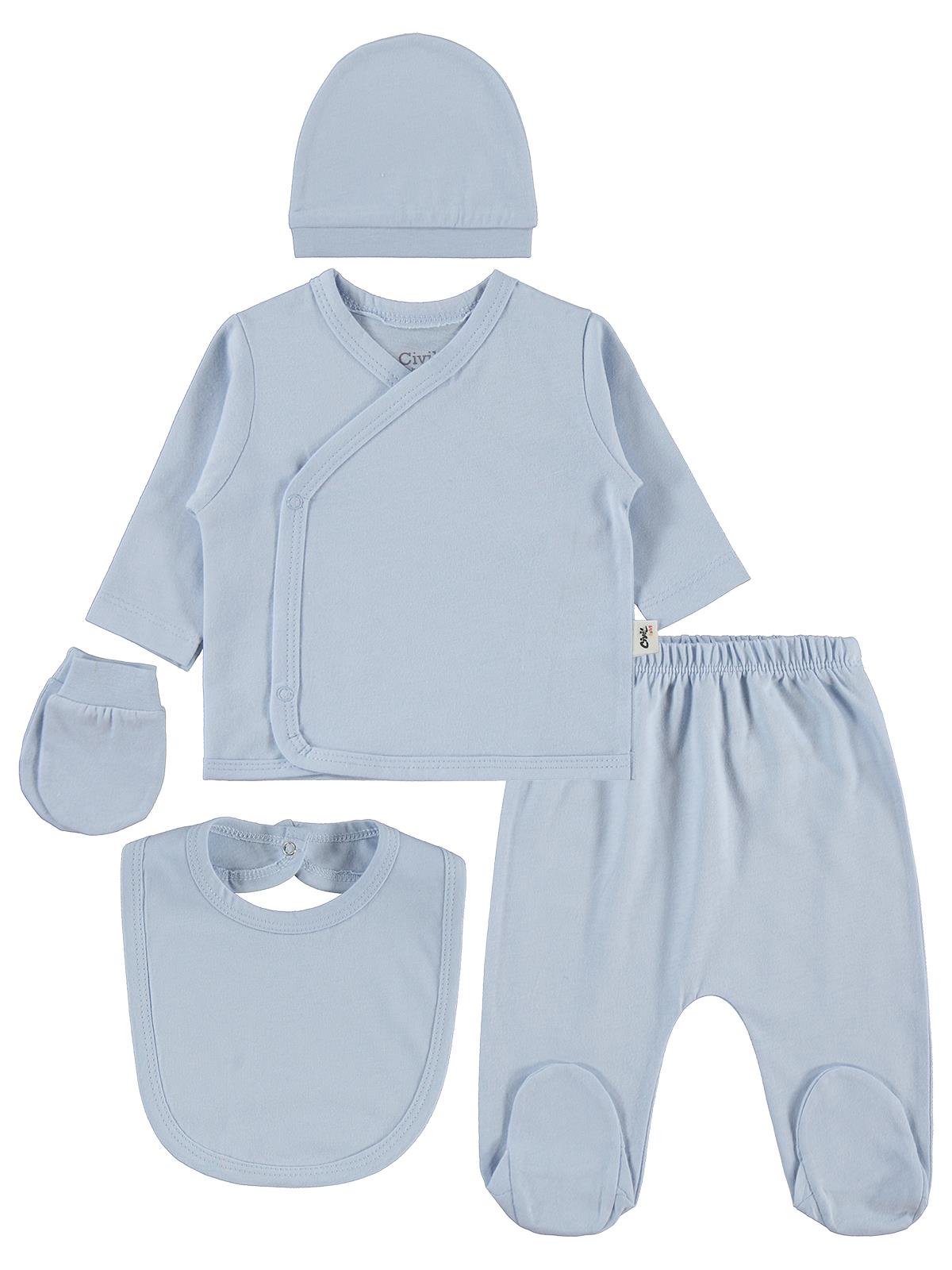 Civil Baby Basic Zıbın Takımları - Mavi
