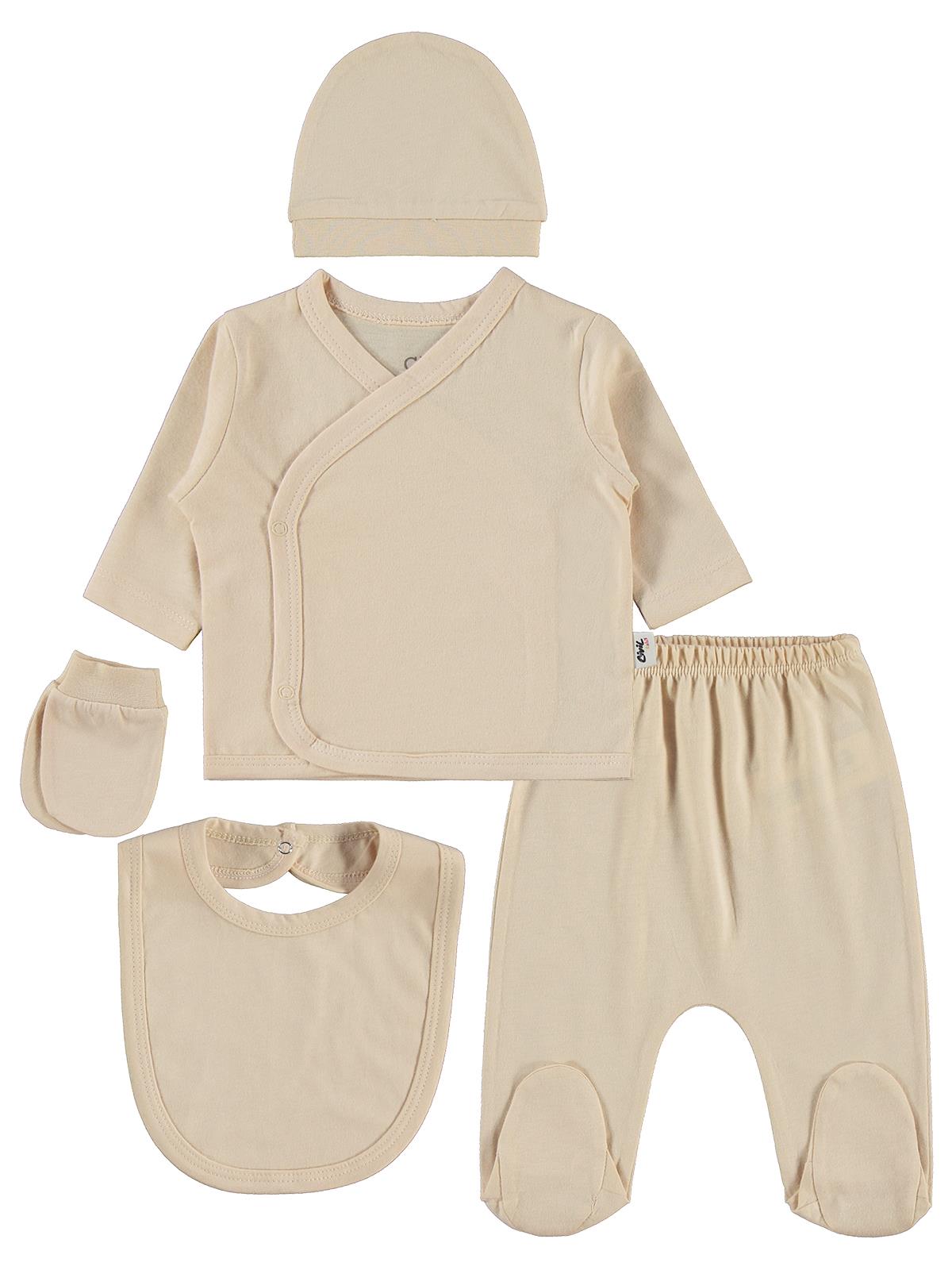 Civil Baby Basic Zıbın Takımları - Kahverengi