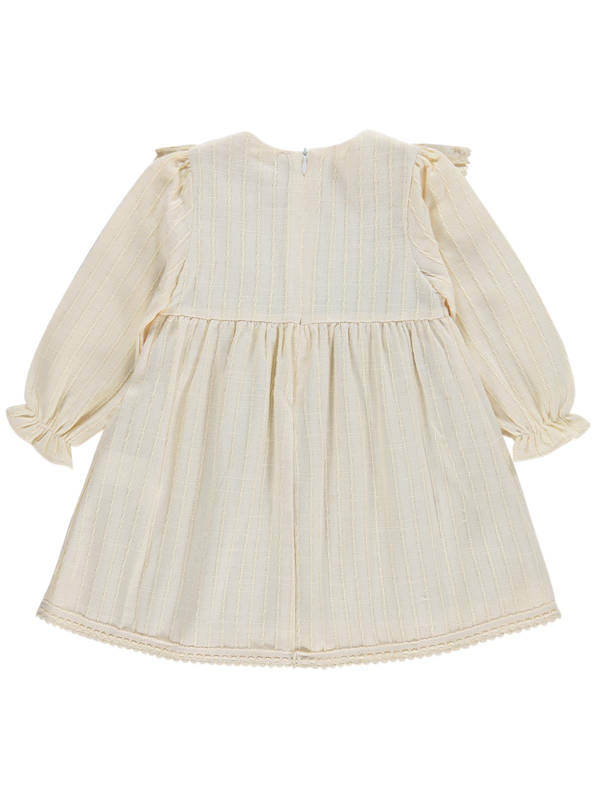 Civil Girls Roba Fırfırlı 2-5 Yaş Elbise - Bej
