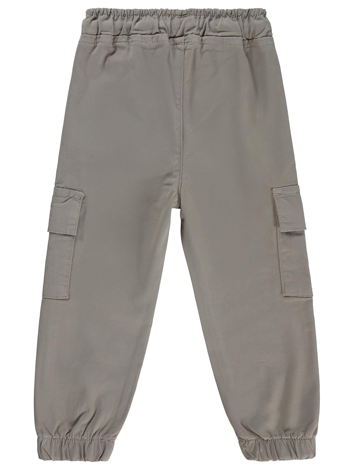 Civil Boys Bel Paça Lastikli Kargo Cepli 2-5 Yaş Pantolon - Gri