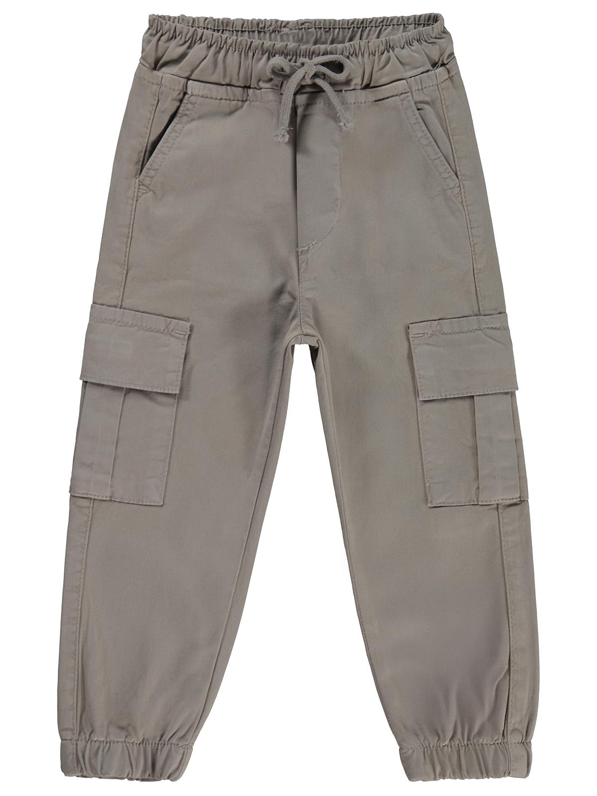 Civil Boys Bel Paça Lastikli Kargo Cepli 2-5 Yaş Pantolon - Gri