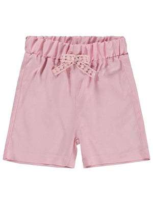 Civil Baby Bel Fiyonklu Düz 6-18 Ay Şort - Pembe