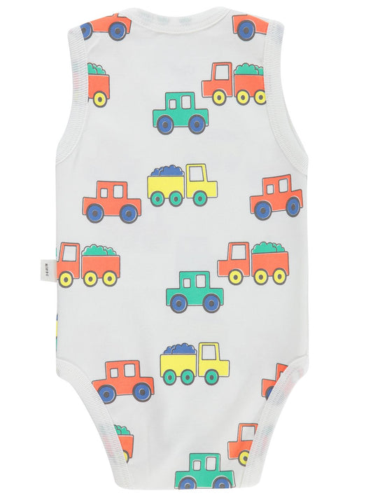 Civil Baby Taşıtlar Empirme 3-36 Ay Çıtçıtlı Badi - Ekru