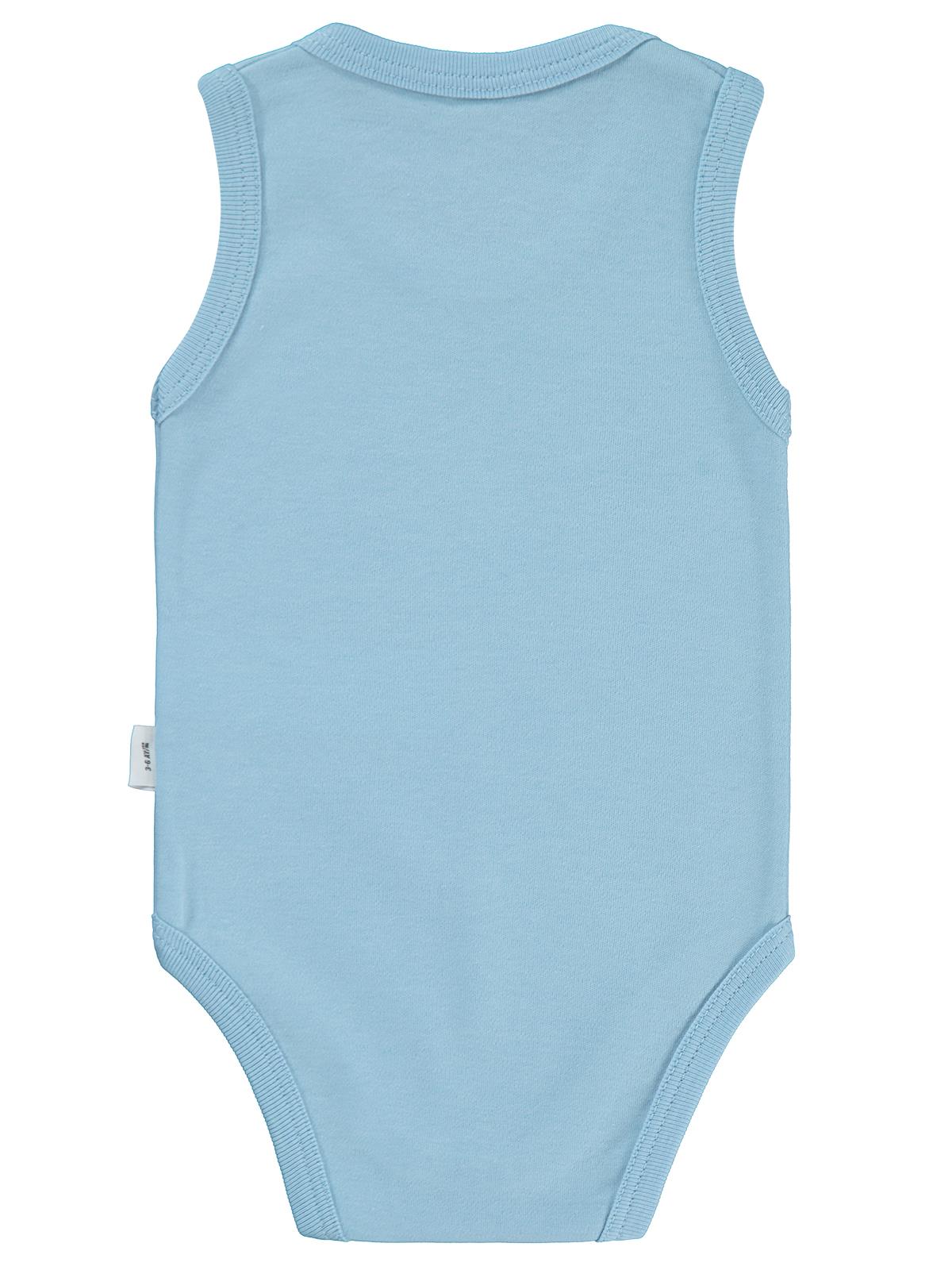 Civil Baby Araba Baskılı 3-36 Ay Çıtçıtlı Badi - Mavi