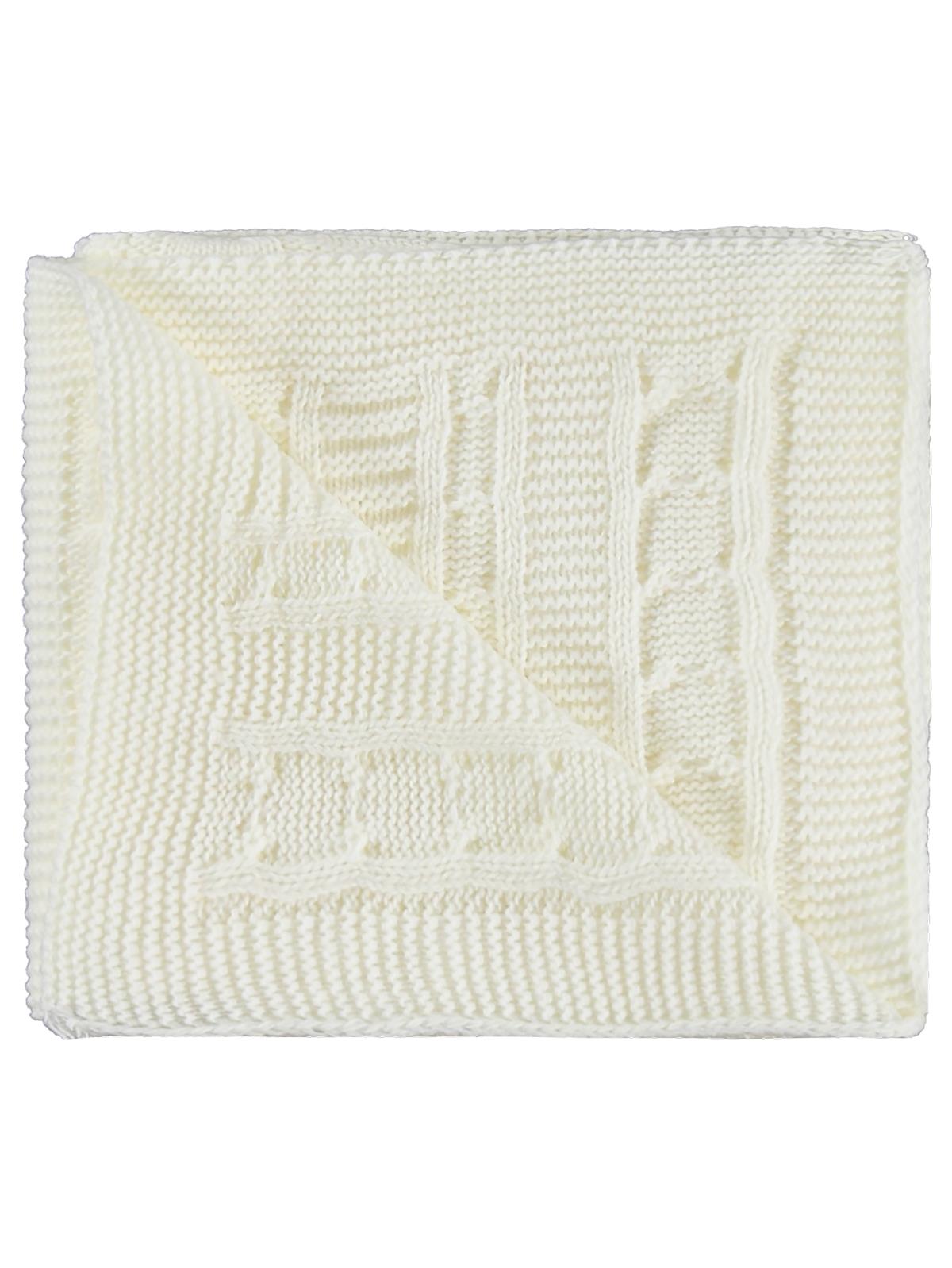 Y26Y310 Civil Baby Saç Örgü Triko 95*100 Battaniye - Ekru