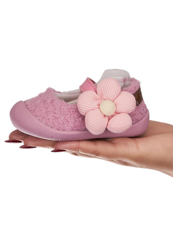 Mumenim Baby Lebom Çiçekli 17-22 Numara İlkadım - Pudra