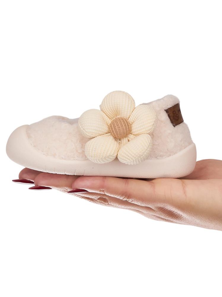 Mumenim Baby Lebom Çiçekli 17-22 Numara İlkadım - Bej