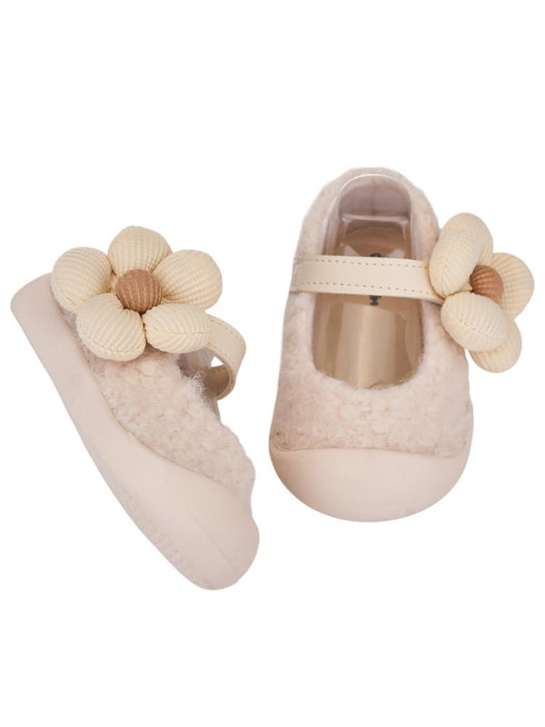 Mumenim Baby Lebom Çiçekli 17-22 Numara İlkadım - Bej