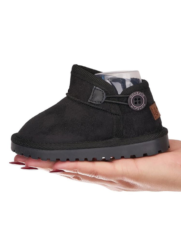 Mumenim Baby Kodiak Düğmeli 26-30 Numara Bot - Siyah